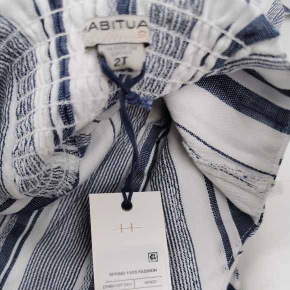 2T HABITUAL Linen Blend Summer Romper NWT - Picture 4 of 4